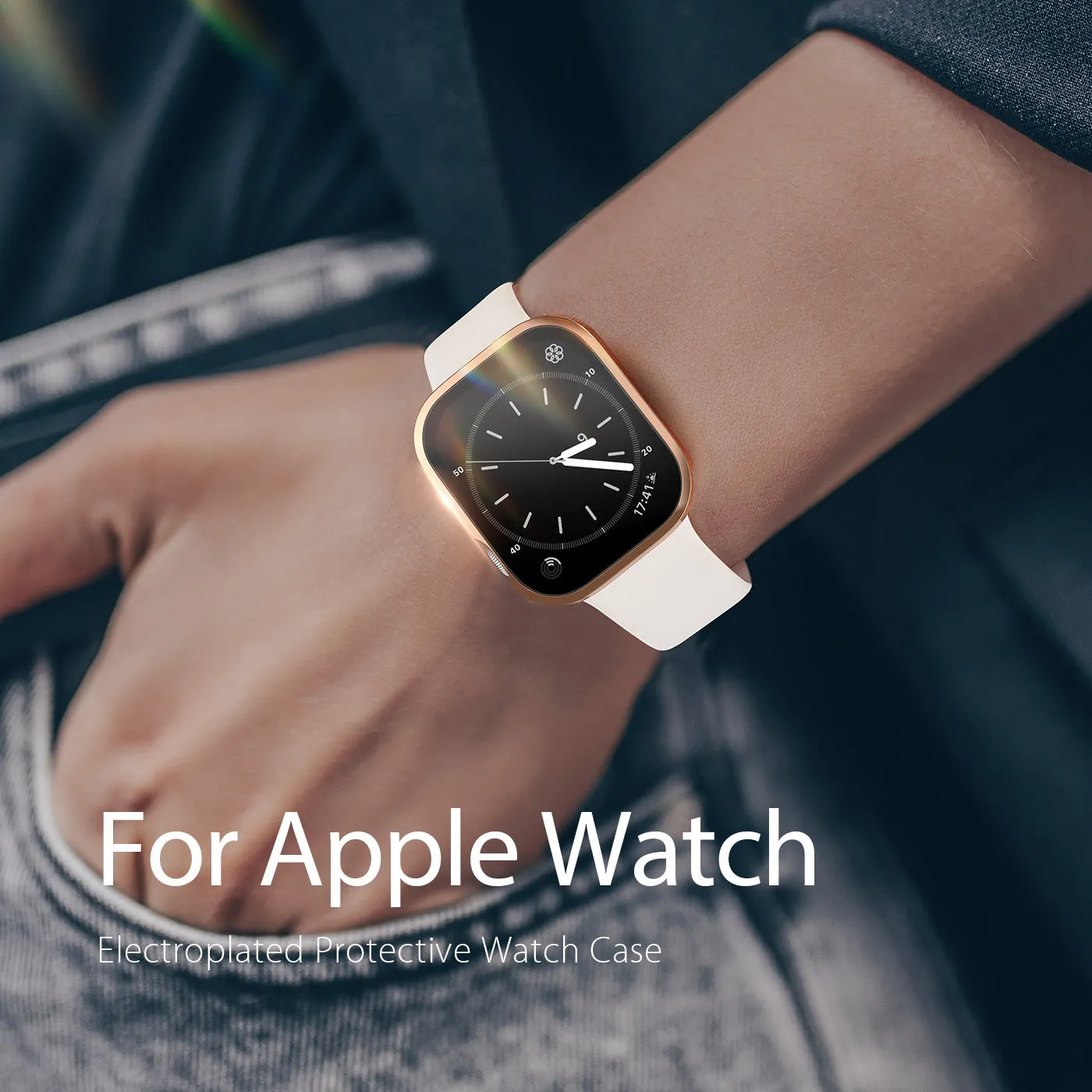 DUX DUCIS Hamo Hard PC Case for Apple Watch Series 4/5/6-40MM - Rose Gold