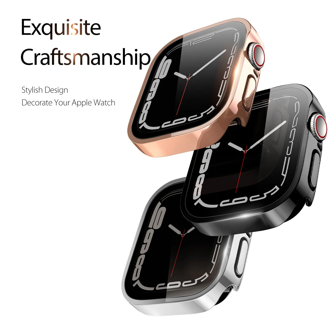 DUX DUCIS Hamo Hard PC Case for Apple Watch Series 4/5/6-40MM - Rose Gold