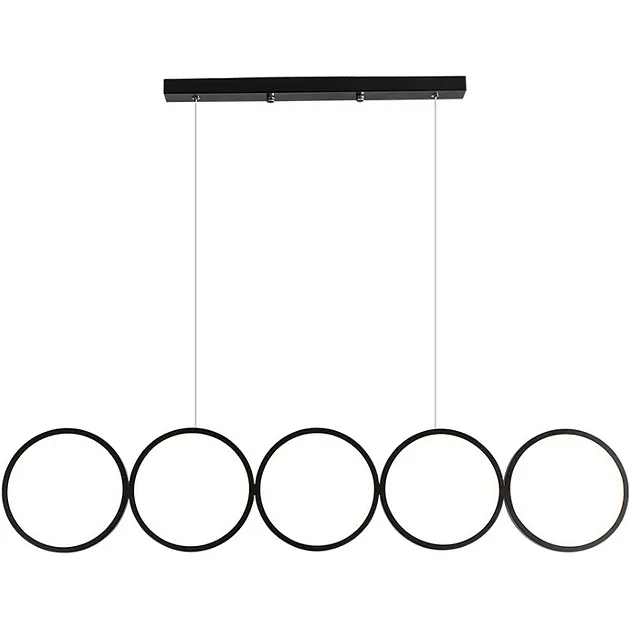 LED RINGS Style Modern Pendant Light