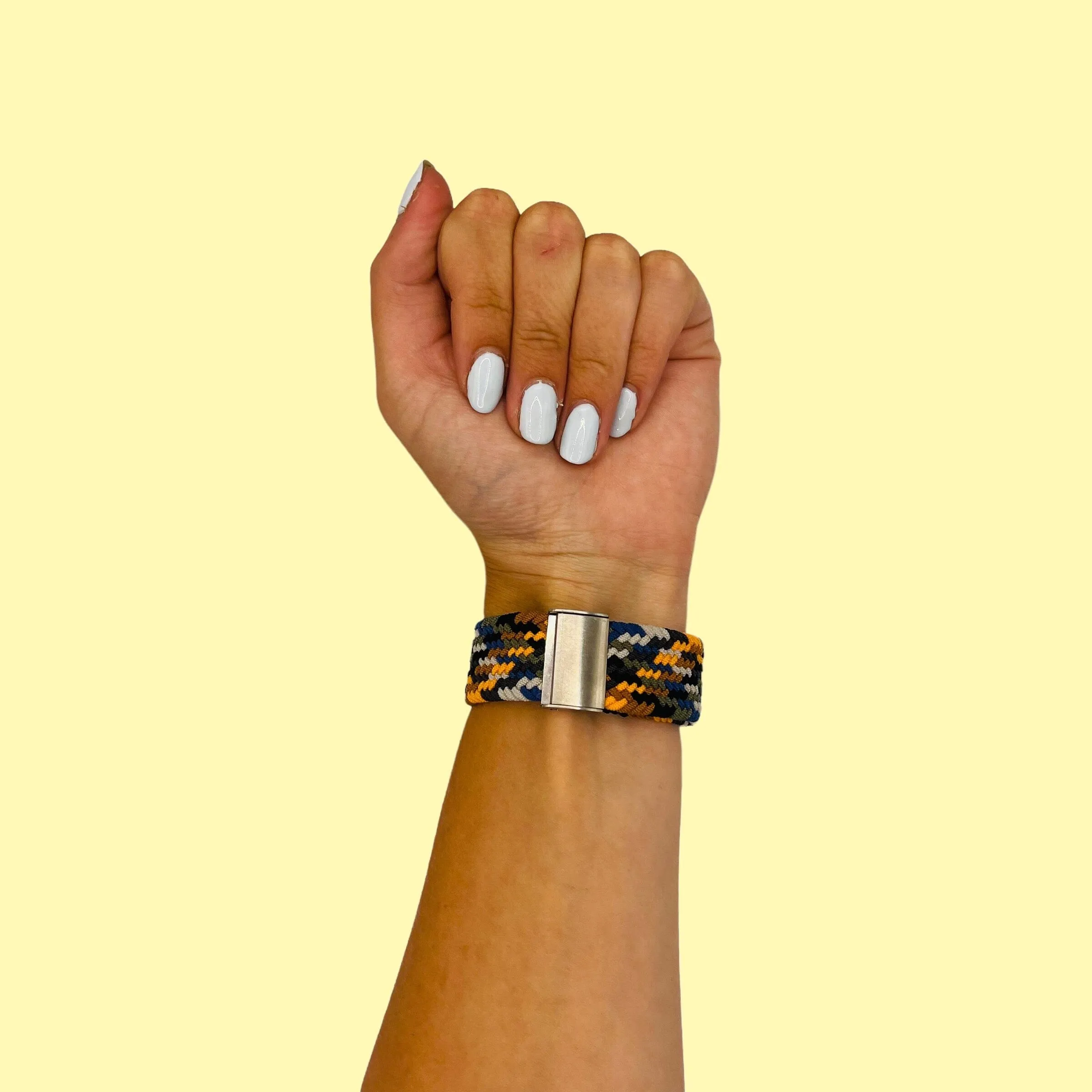 Nylon Braided Loop Watch Straps Compatible with the LG Watch