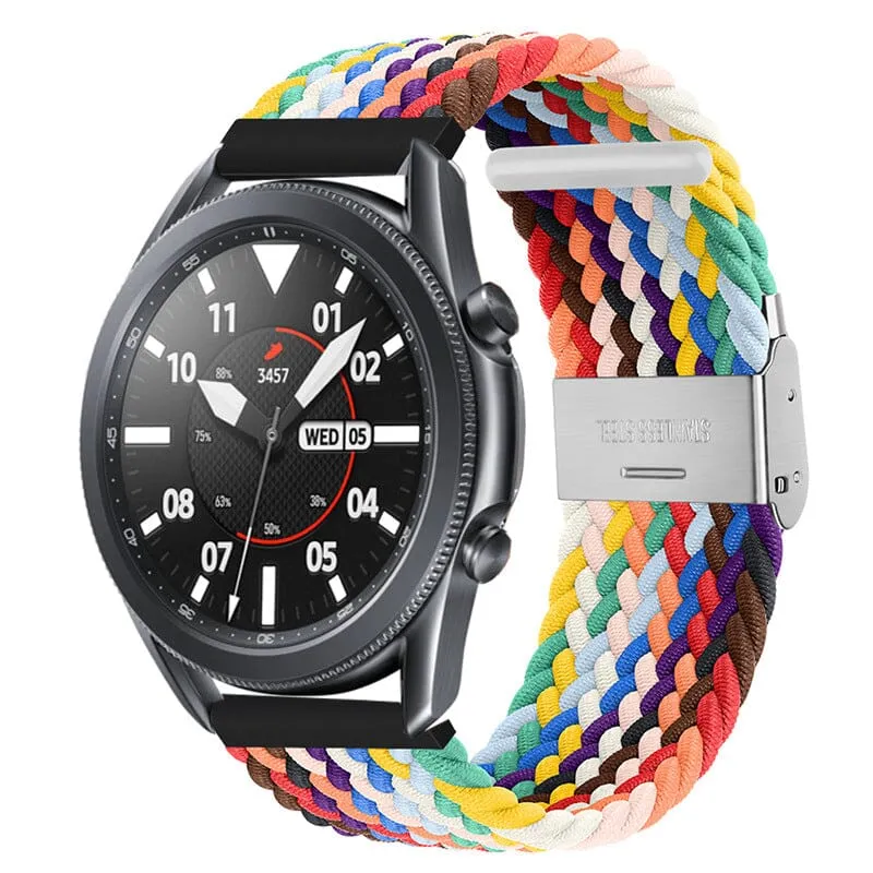 Nylon Braided Loop Watch Straps Compatible with the LG Watch
