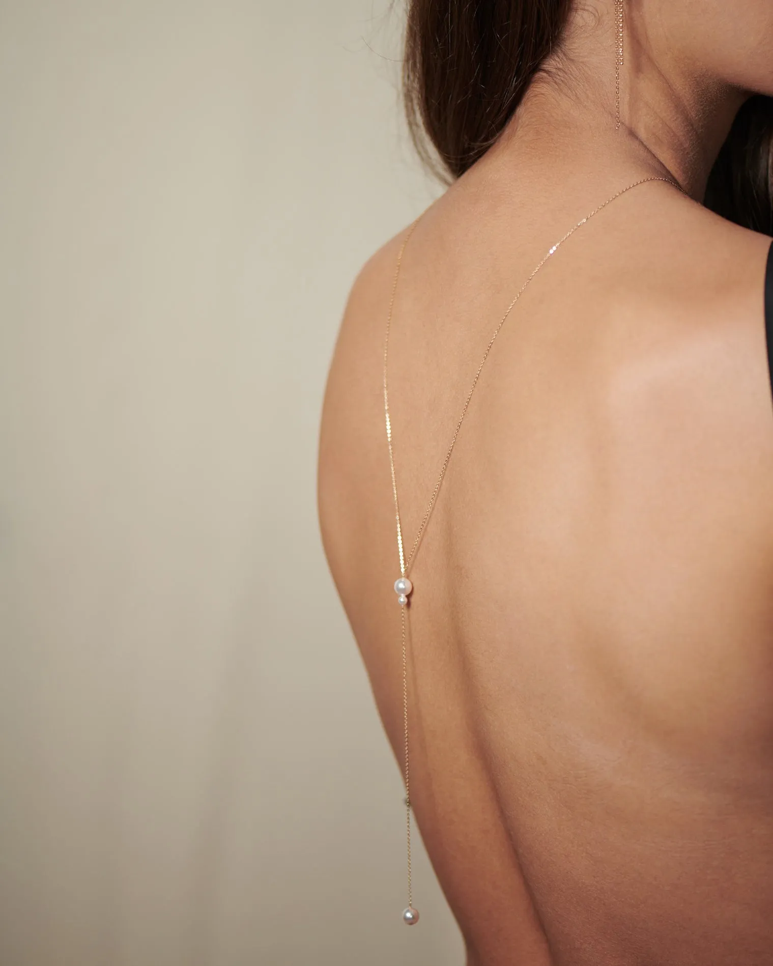 Pearl Back Necklace