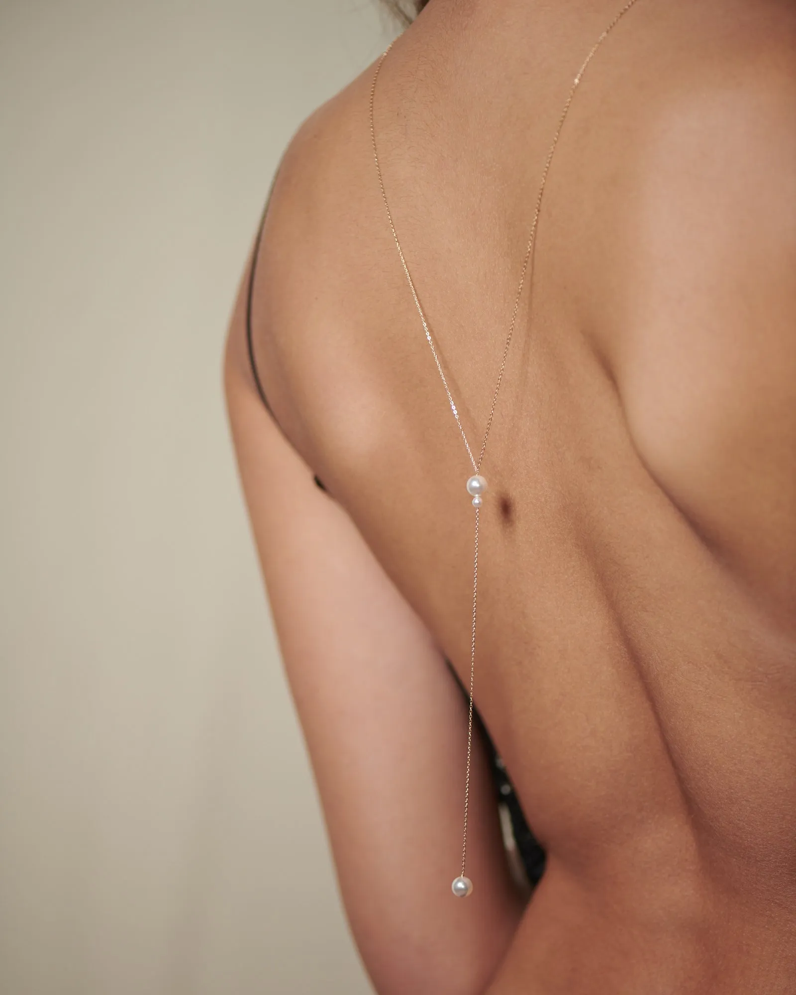 Pearl Back Necklace