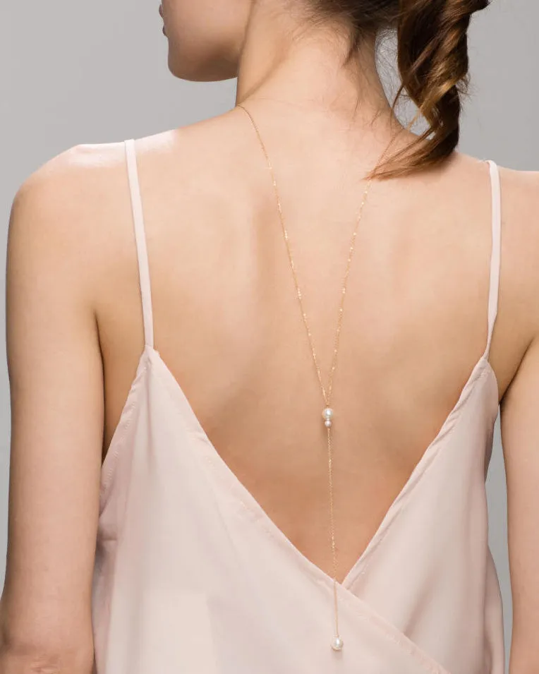 Pearl Back Necklace